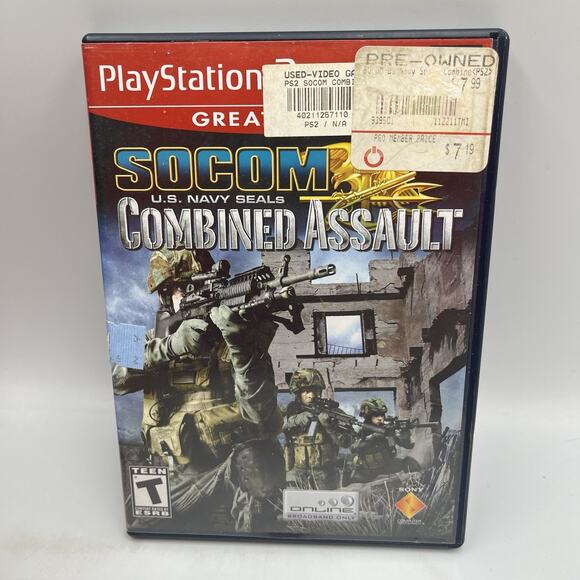 SOCOM: U.S. Navy SEALS Combined Assault Sony PlayStation 2) Tested - Picture 1 of 5